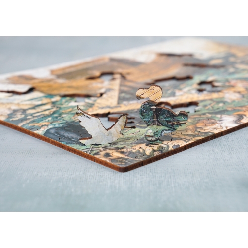 Drewniane puzzle A4 Simon de Myle 